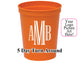 One Color Personalized Custom 16oz Stadium Cup|Stadium Cups for 4th of July| Personalized Wedding Party Cups| Personalized Birthday Cups|