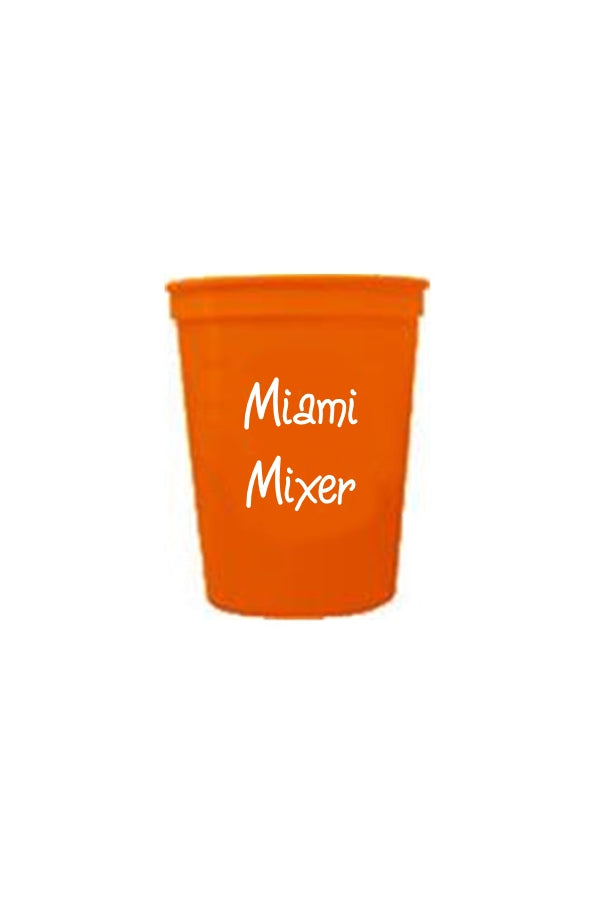 University of Miami Miami Mixer- Miami Florida Tailgating Cups