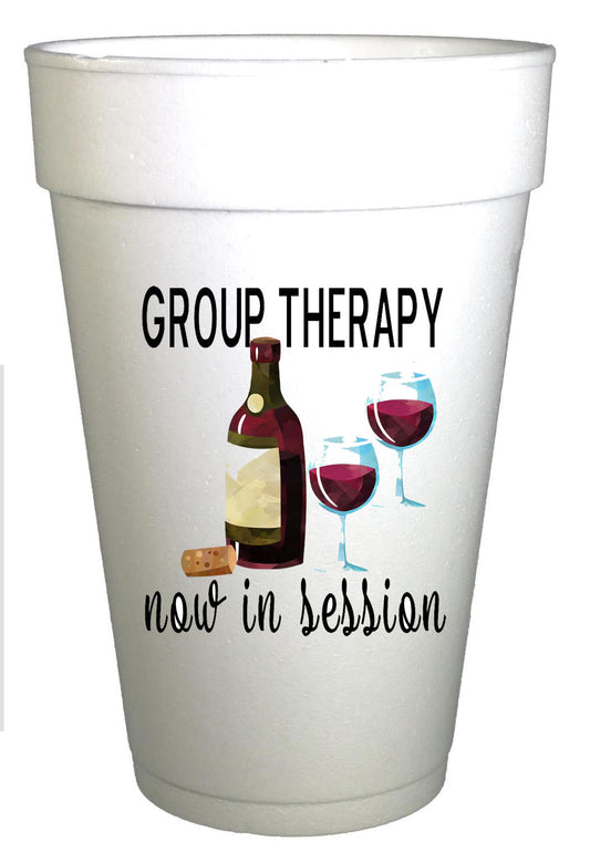 Group Therapy Now in Session Cocktail Cups