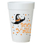 Boo Y'All Halloween Party Cups - Styrofoam Halloween Party Cups