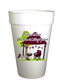 Homegating Cups for Covid Styrofoam Tailgating Cups-Texas Tailgating Cups