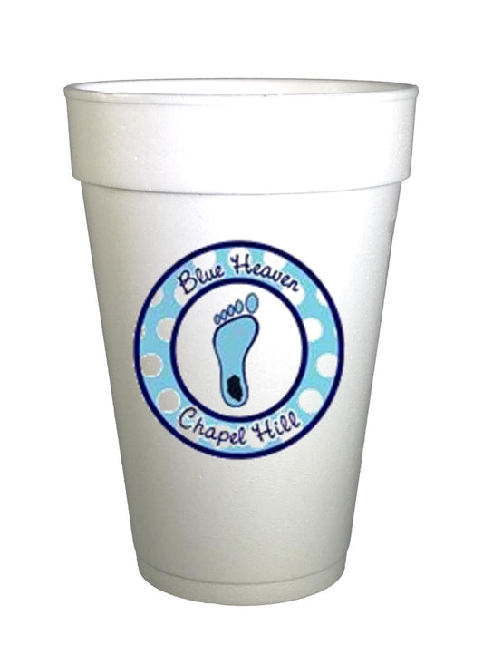 North Carolina UNC Go Heels Styrofoam Cups- North Carolina Tailgating cups