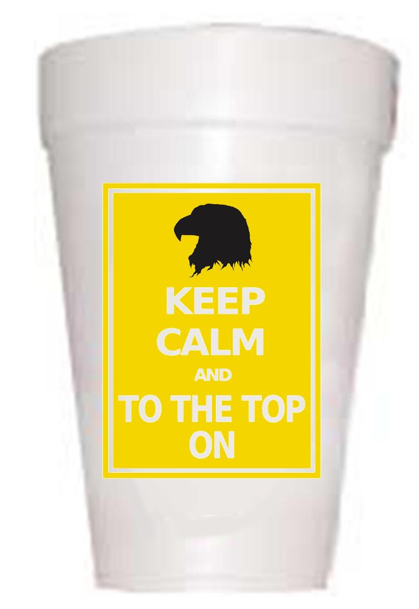 Copy of MSU Bulldogs Keep Calm Styrofoam Cups - Preppy Mama