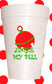 Jingle My Bell -10ea/16oz Styrofoam Christmas Party CupsChristmas Cups
